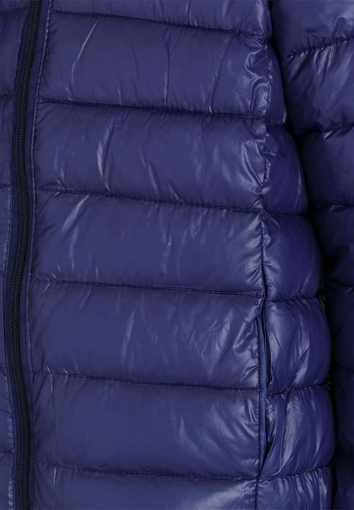 Pop Candy - Puffer Jacket Dark Purple