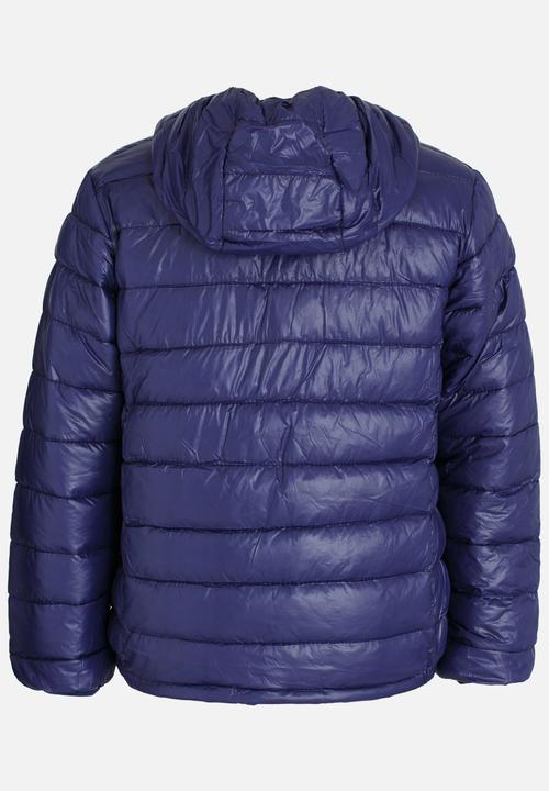 Pop Candy - Puffer Jacket Dark Purple