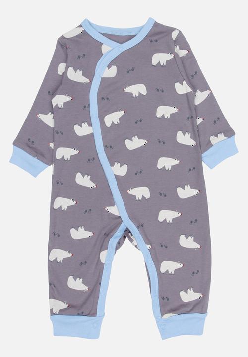 Pop Candy - Printed Sleepsuit Grey
