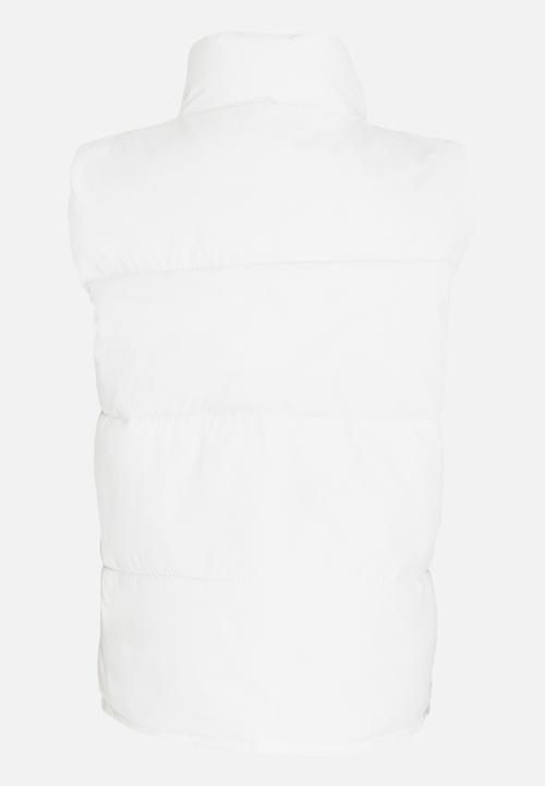 Pop Candy - Girls Puffer Vest White