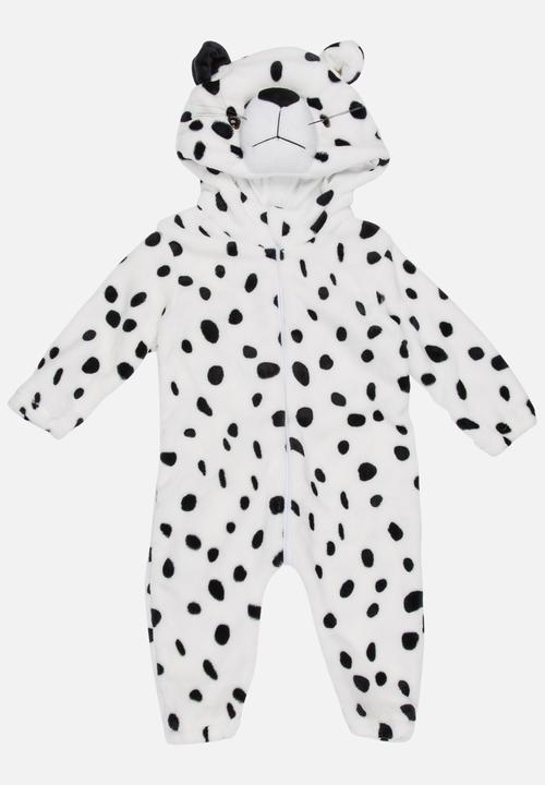 Pop Candy - Spots  Onesie Black and White