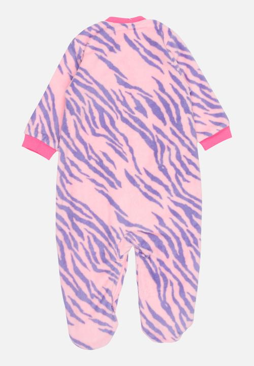 Pop Candy - Printed giraffe bodysuit - pink & purple