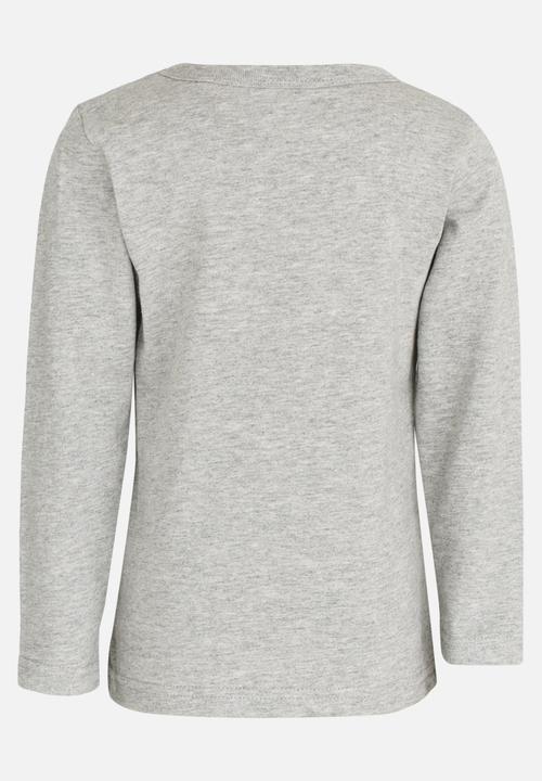 Pop Candy - Printed Tee Grey Melange
