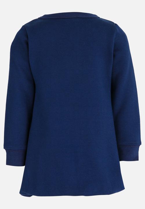 Pop Candy - Girls  Long Sleeve Sweat Top Navy