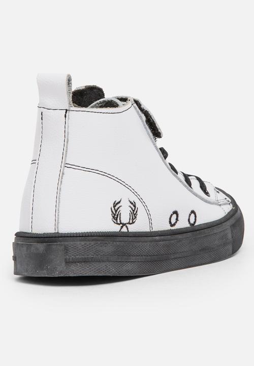 Pop Candy - Boys Hi Top Sneaker White