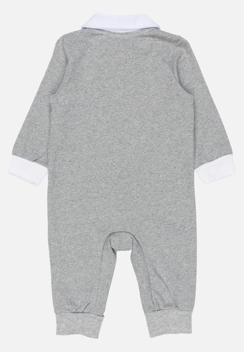 Pop Candy - Printed Romper Grey