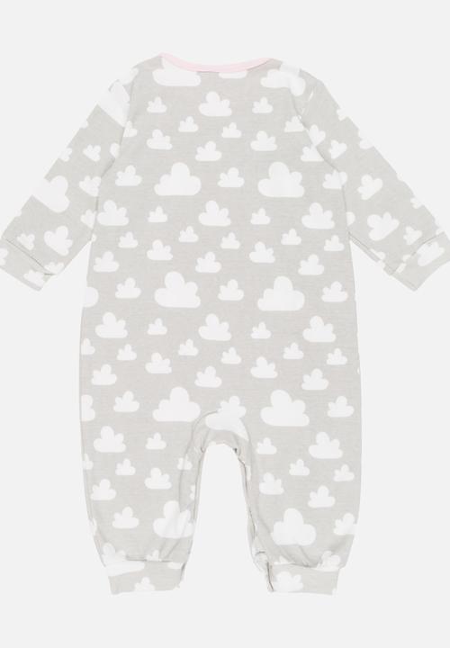 Pop Candy - Printed Sleepsuit Grey