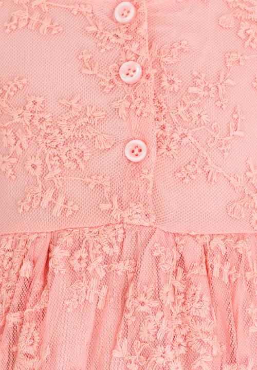 Pop Candy - Bell Sleeve Dress Pale Pink