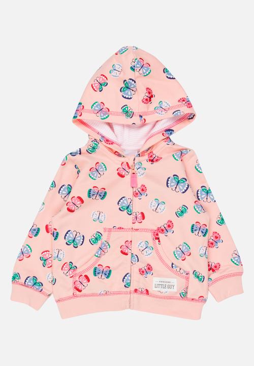 Pop Candy - Butterfly Hoodie Mid Pink