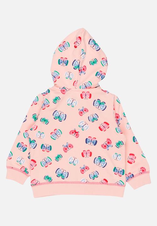 Pop Candy - Butterfly Hoodie Mid Pink