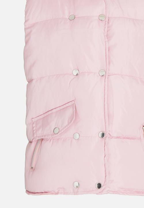 Pop Candy - Girls Puffer Vest Mid Pink