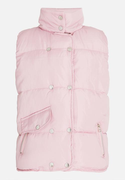 Pop Candy - Girls Puffer Vest Mid Pink
