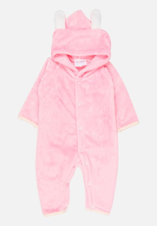 Pop Candy - Fluffy  Onesie Mid Pink