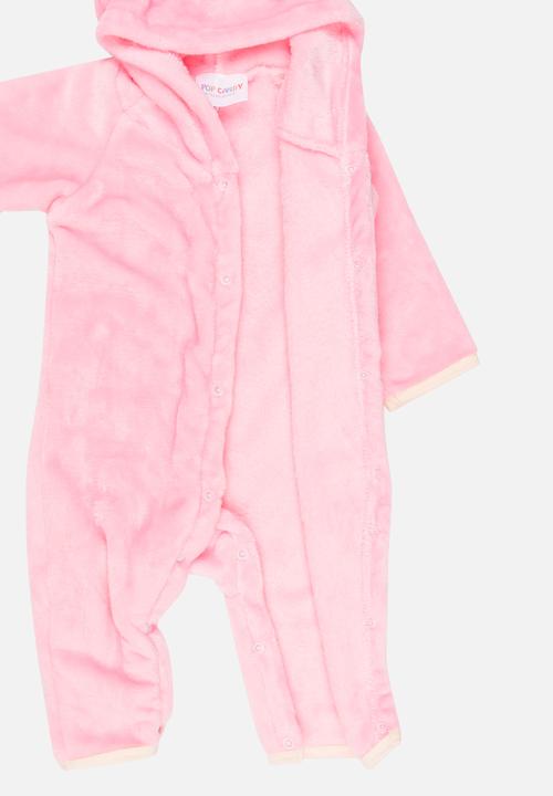 Pop Candy - Fluffy  Onesie Mid Pink