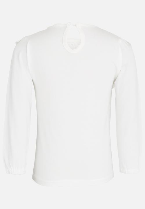 Pop Candy - Long Sleeve Blouse White