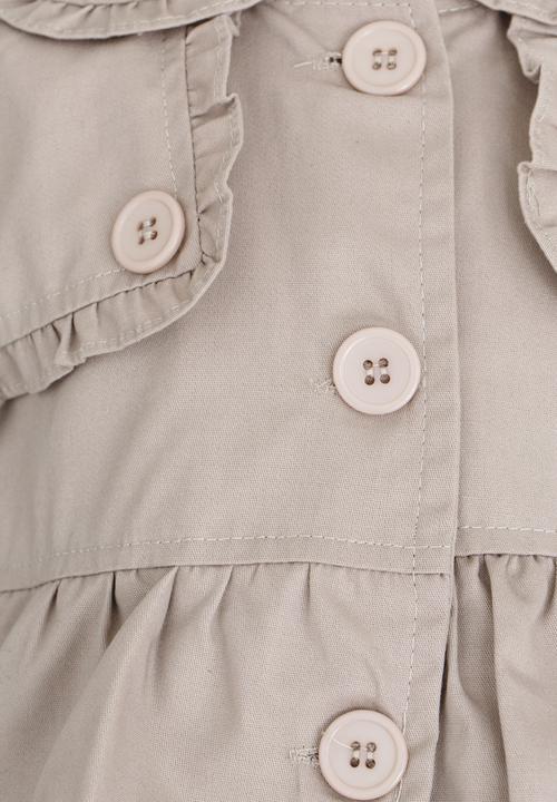 Pop Candy - Girls  Hooded Jacket Stone