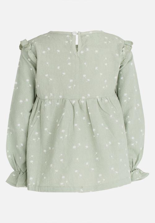 Pop Candy - Babydoll Top Light Green