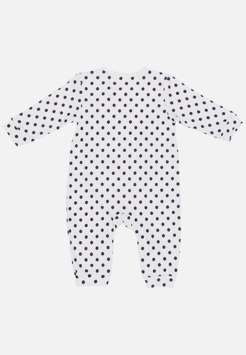 Pop Candy - Printed Sleepsuit White