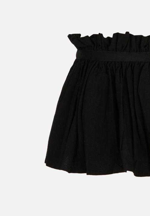 Pop Candy - Paper Bag Skirt Black