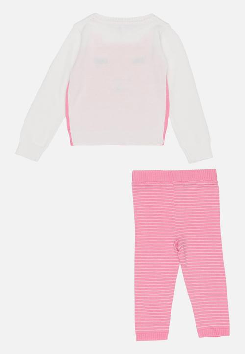 Pop Candy - Printed 2 Piece Set Mid Pink
