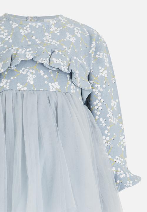 Pop Candy - Tulle Combo Dress Grey