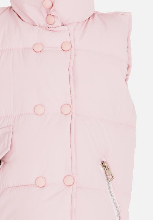 Pop Candy - Girls Puffer Vest Mid Pink