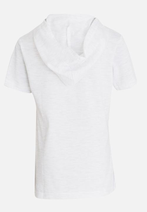 Pop Candy - Printed Batman Hooded Tee White