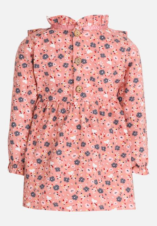 Pop Candy - Printed Dress Mid Pink