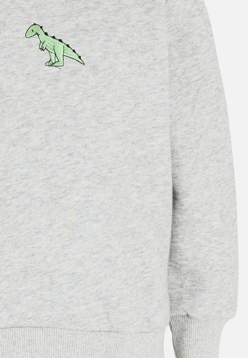 Pop Candy - Boys Crew Neck Grey Melange