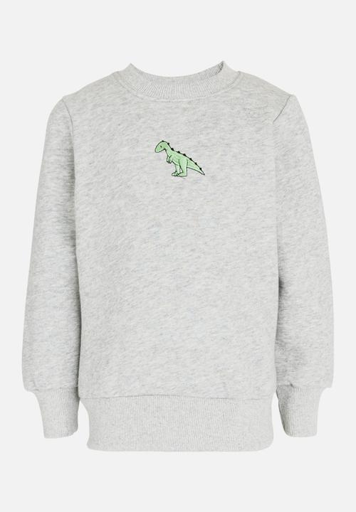 Pop Candy - Boys Crew Neck Grey Melange