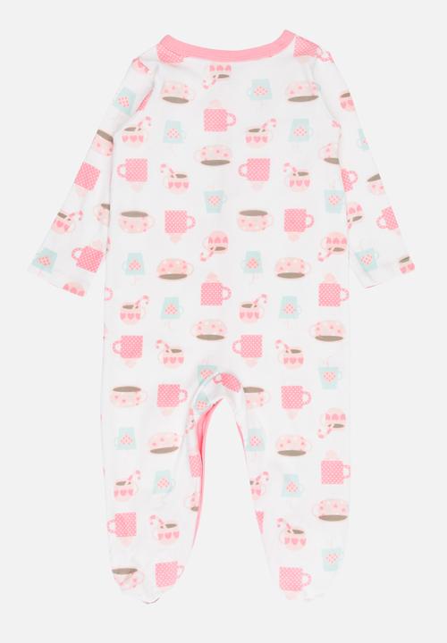 Pop Candy - Printed Sleepsuit Pale Pink