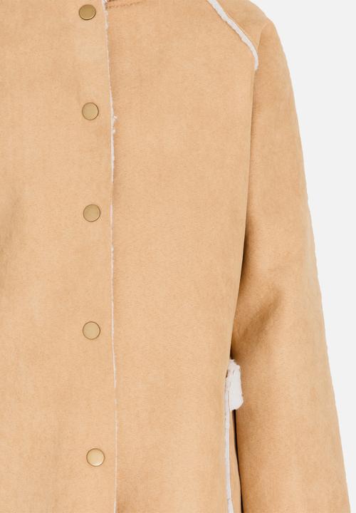 Pop Candy - Girls long jacket - camel