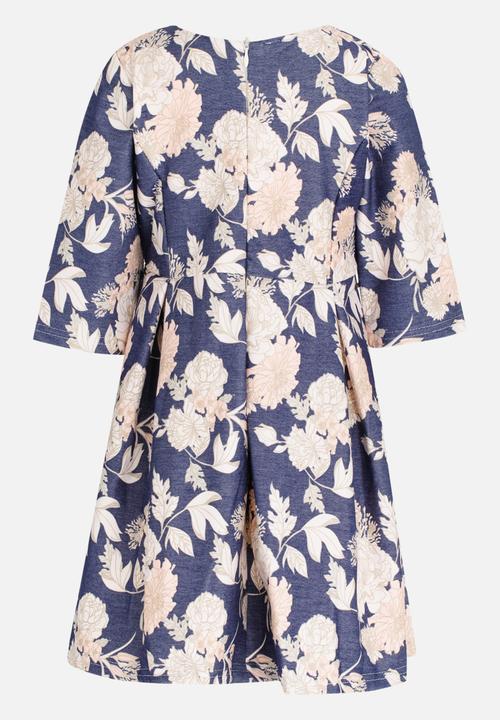 Pop Candy - Floral Printed Dress Multi-colour