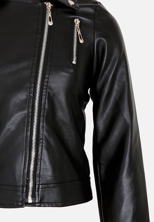 Pop Candy - Girls Biker Jacket Black