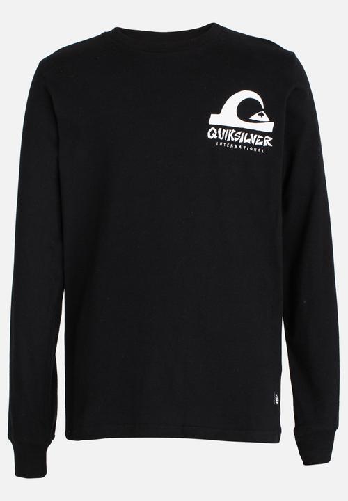 Quiksilver - Quick International Long Sleeve Tee Black
