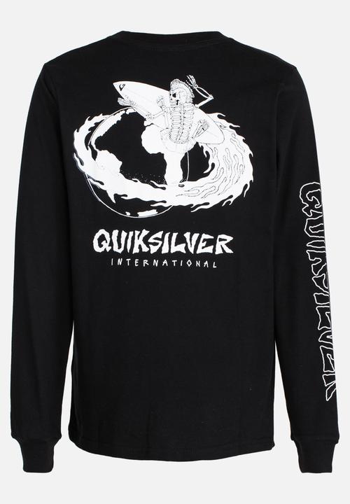 Quiksilver - Quick International Long Sleeve Tee Black