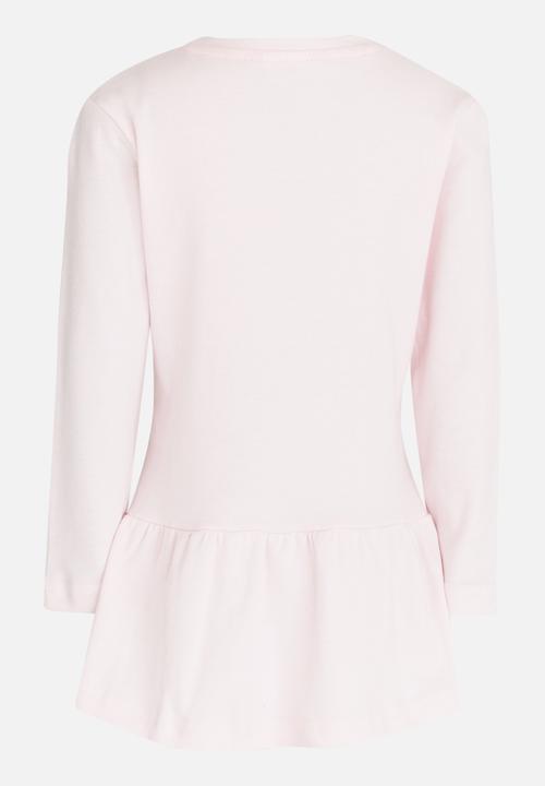 Pop Candy - Printed Sweat Top Mid Pink