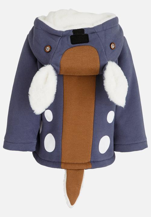 Pop Candy - Boys Hooded Jacket Grey