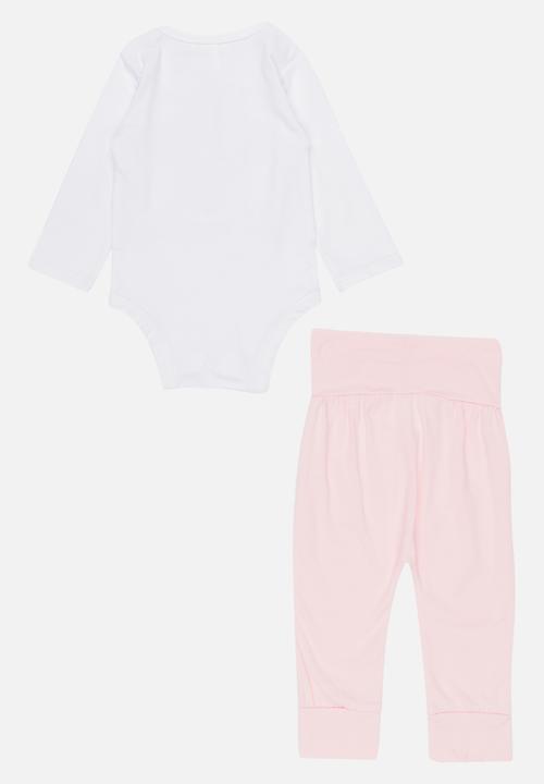 Pop Candy - Printed Bodysuit  Set Mid Pink