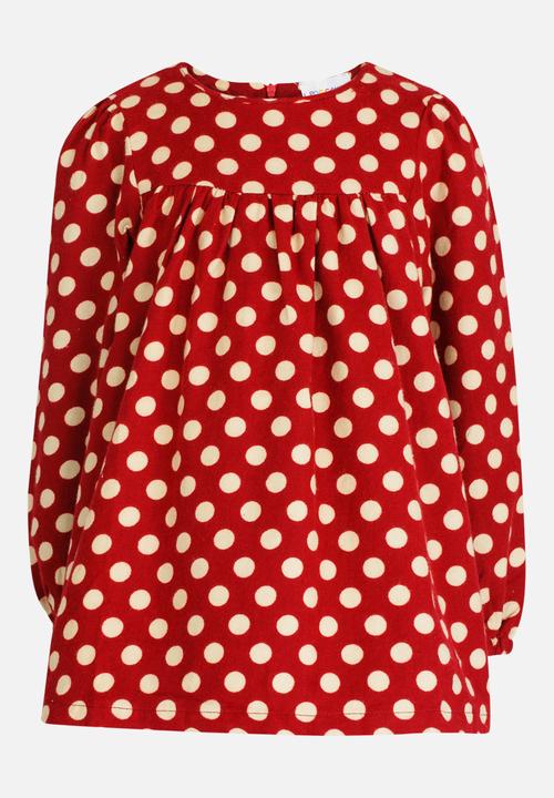 Pop Candy - Printed Dress Red