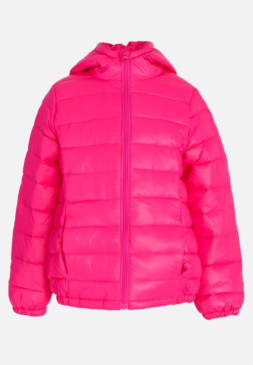 Pop Candy - Girls  Puffer Jacket Mid Pink