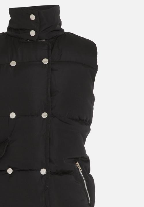 Pop Candy - Girls Puffer Vest Black