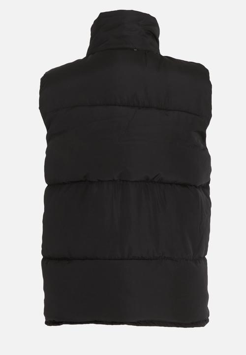Pop Candy - Girls Puffer Vest Black
