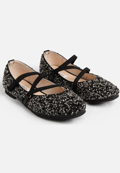Pop Candy - Ballerina Sequin pump - black 