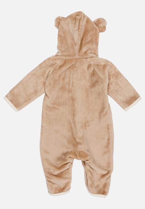 Pop Candy - Teddy  Onesie Brown