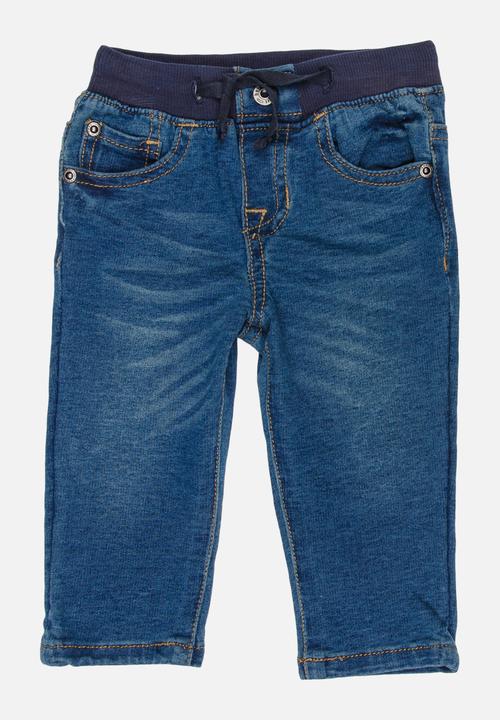 Pop Candy - Elasticated skinny jeans - blue