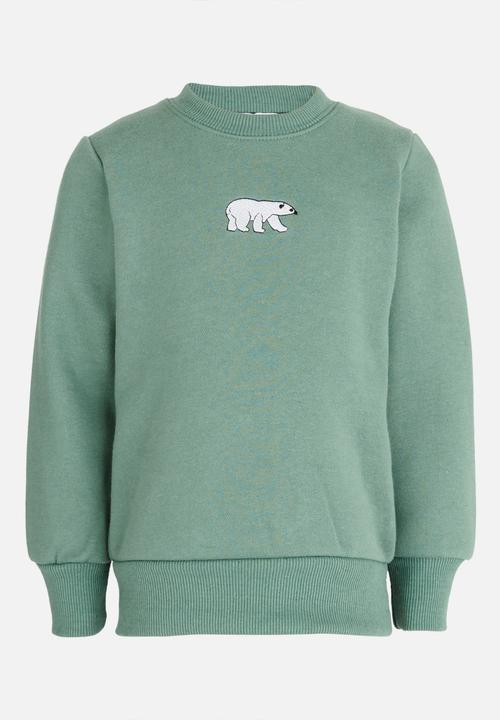 Pop Candy - Boys Crew Neck Khaki Green