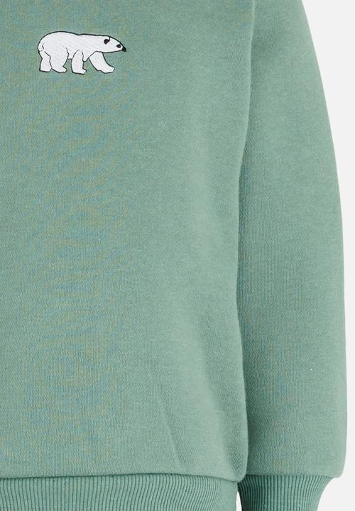 Pop Candy - Boys Crew Neck Khaki Green