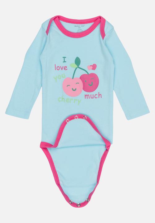 Pop Candy - 3 Pack Printed Bodysuits Mid Pink