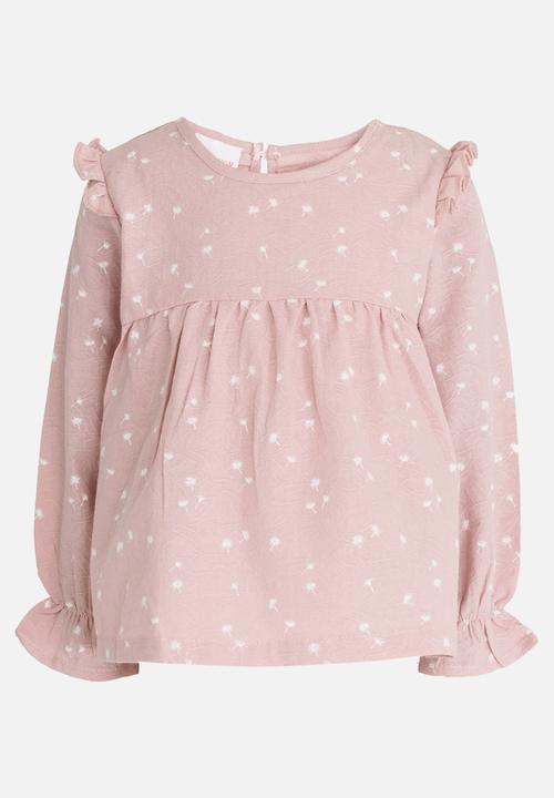 Pop Candy - Babydoll Top Pale Pink